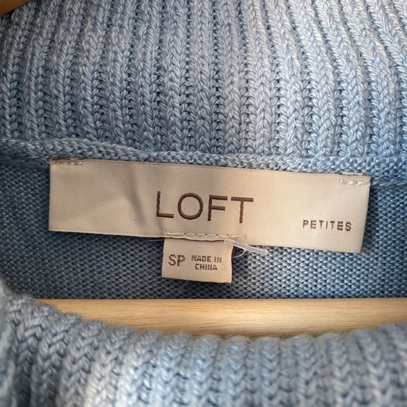 Blue Cowl Tunic Sweater - Picture 4 of 5